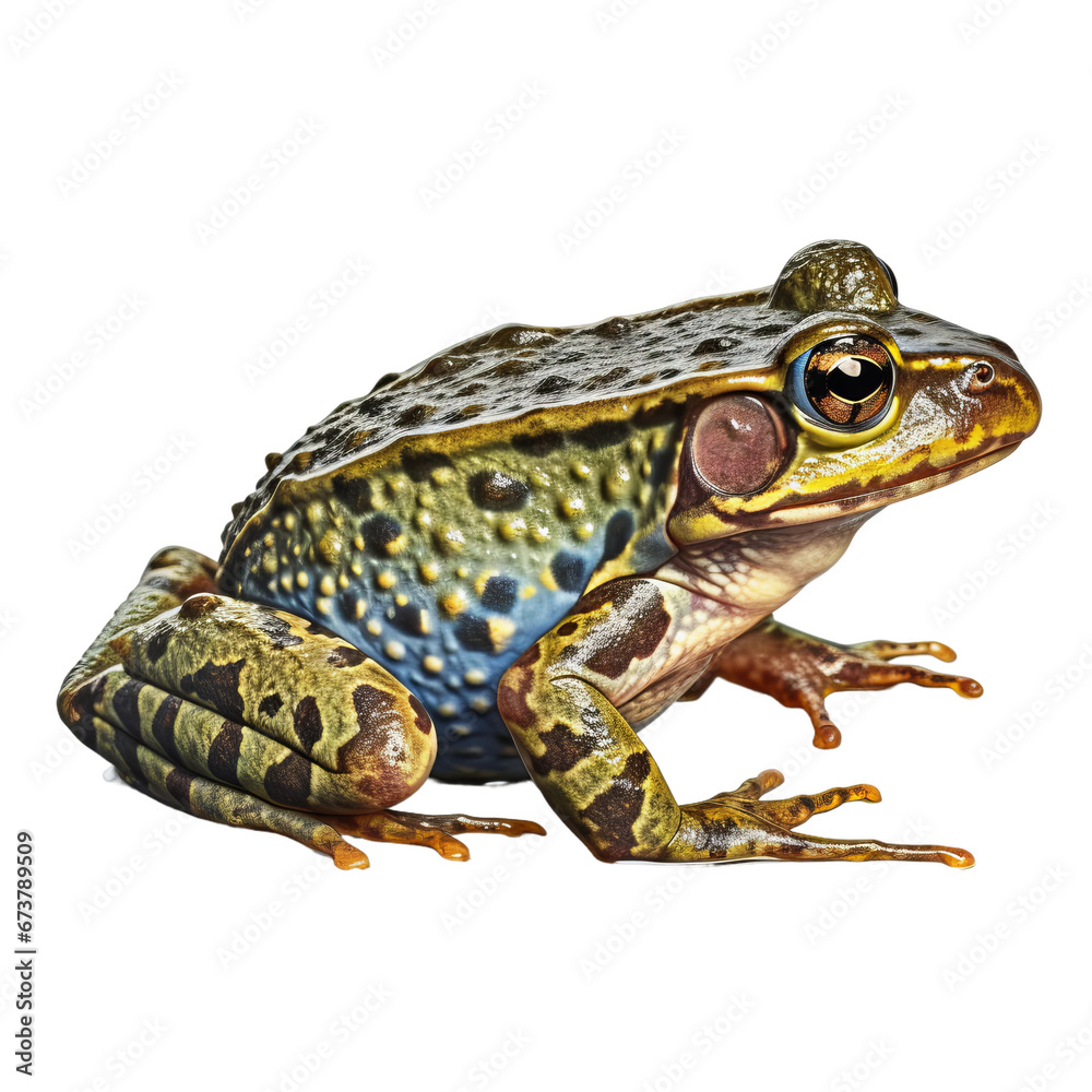 Fototapeta premium Amphibian hyper detailed very hight quality isolated AI generated illustration
