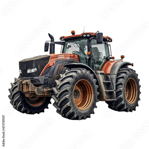 Agricultural vehicle hyper detailed very hight quality  AI generated illustration