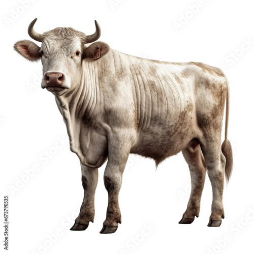 Farm animal hyper detailed very hight quality isolated  AI generated illustration