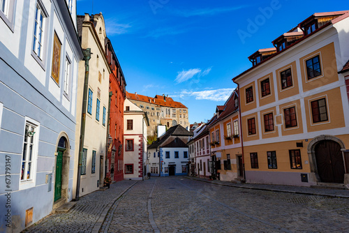 Old Street with late-gothic and renaissance buildings. © Sergey Fedoskin