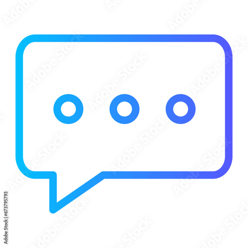 chat gradient icon