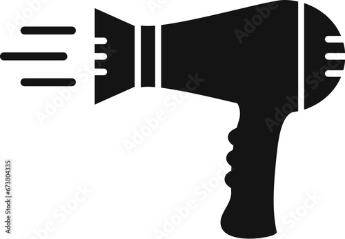 Hair dryer vector icon