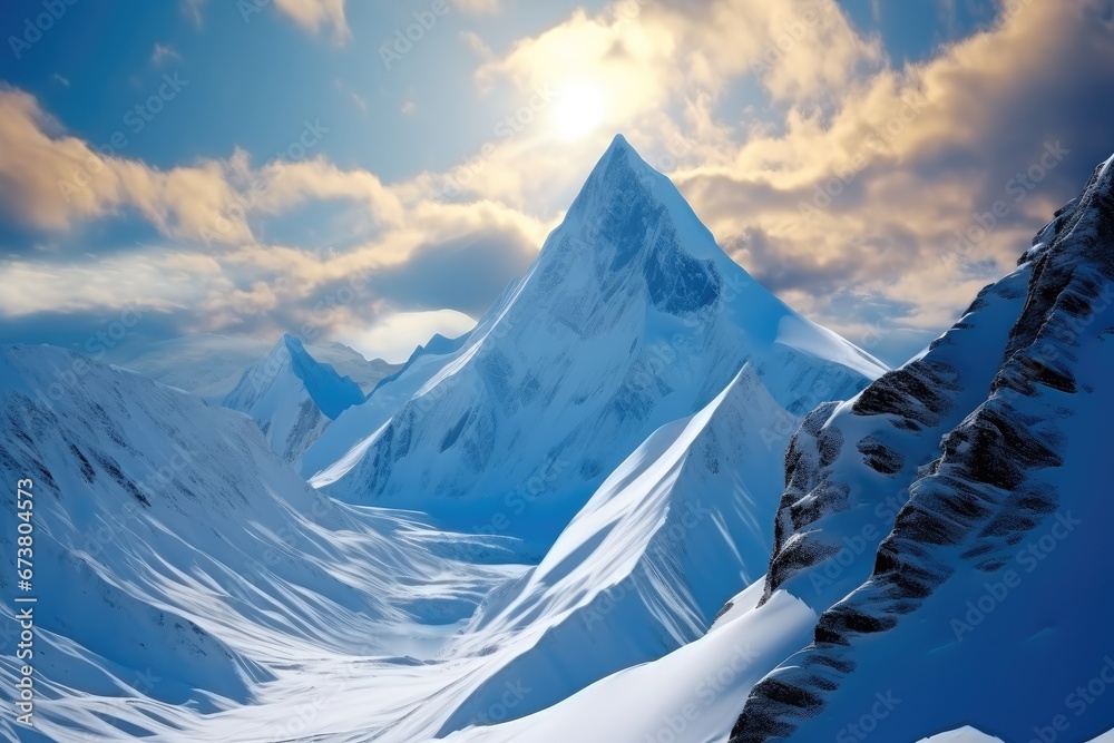 Fototapeta premium Snow Mountain.