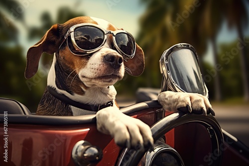 Dog Days of Summer: Canine Cruising in Cool Shades photo
