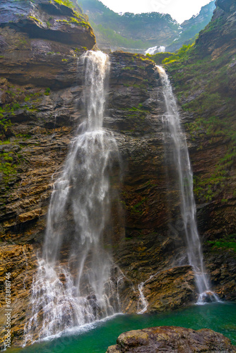 waterfall in LUSHAN national park