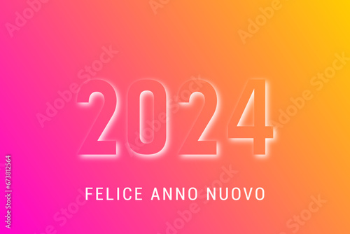 felice anno nuovo - buon anno 2024