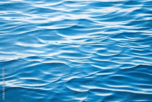 abstract blue water surface background tranquil waves, Generative AI