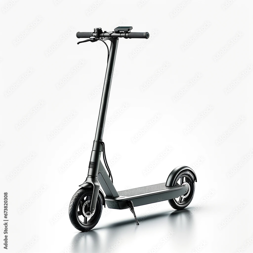 Electric scooter isolated on a white background Electric scooter isolated on a white background