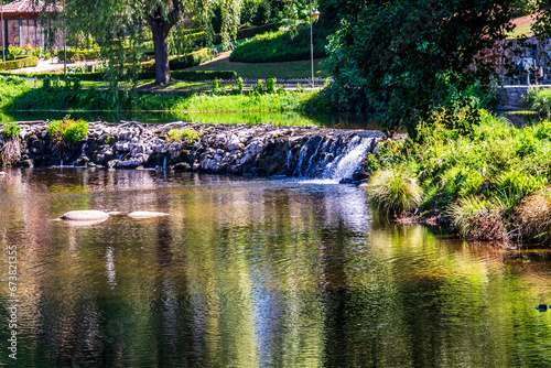 Rio Arnoia en el municipio de Allariz.