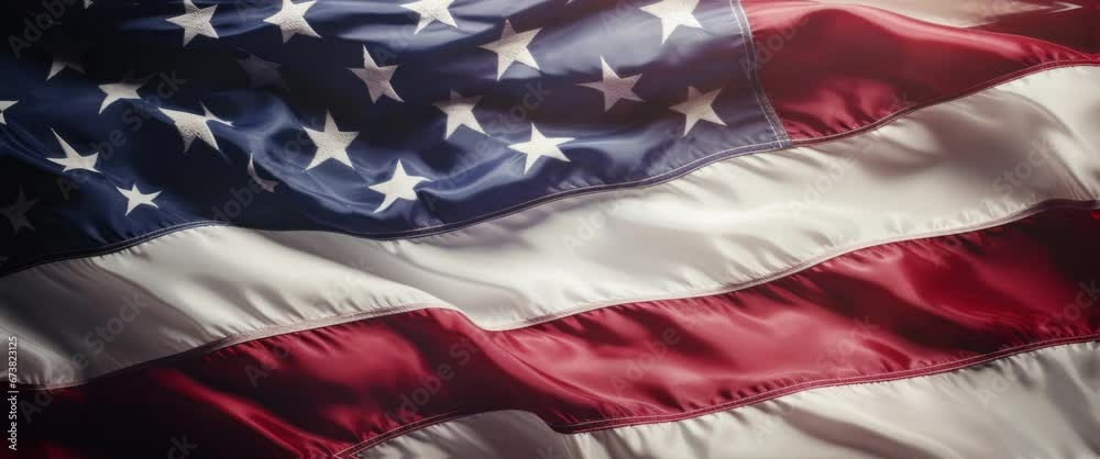 Anamorphic Video Happy Labor Day Celebrations Flag Background. American Flag Waving. Anamorphic Video Happy Labor Day Celebrations Flag Background. American Flag Waving.