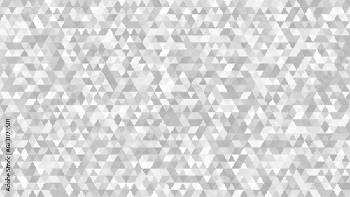Gray mosaic geometric polygon background for web design