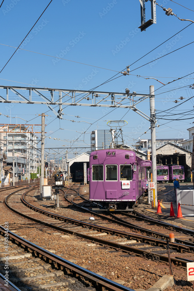 Fototapeta premium Japanese rural railway