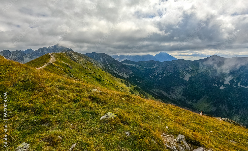 Fototapeta premium mountain view panorama landscape Poland Zakopane