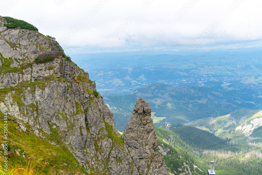 Fototapeta premium mountain view panorama landscape Poland Zakopane