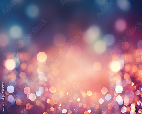 Dreamy colorful blurry bokeh background for wallpaper and design