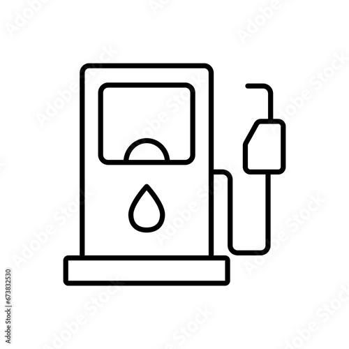 petrol can icon. outline icon