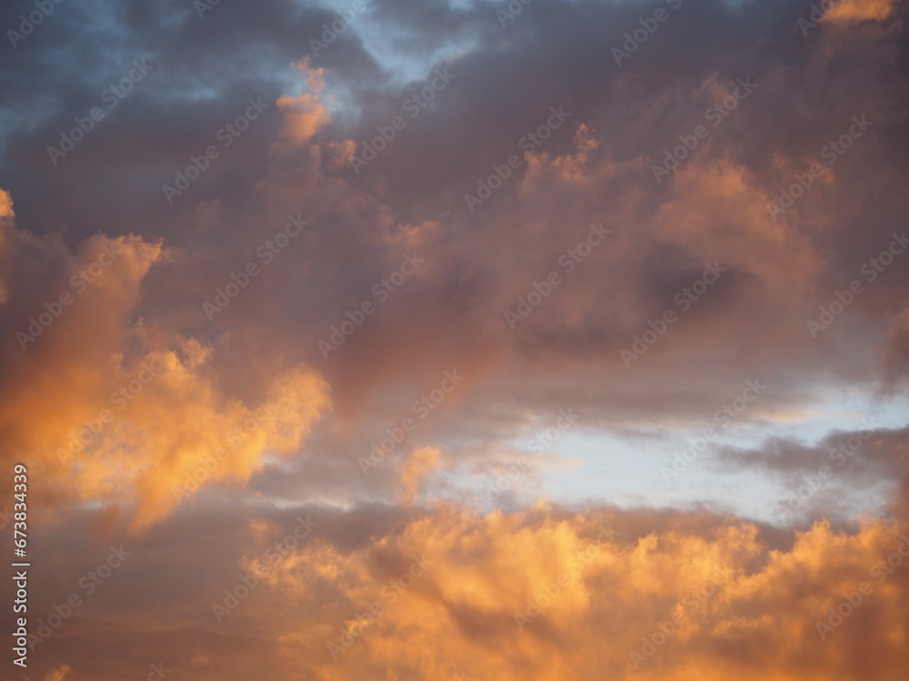空 夕焼け雲 空 夕焼け雲