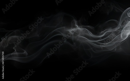 Wallpaper Mural Fog and mist effect on black background. Smoke texture Torontodigital.ca