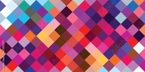 Colorful pixels background illustration