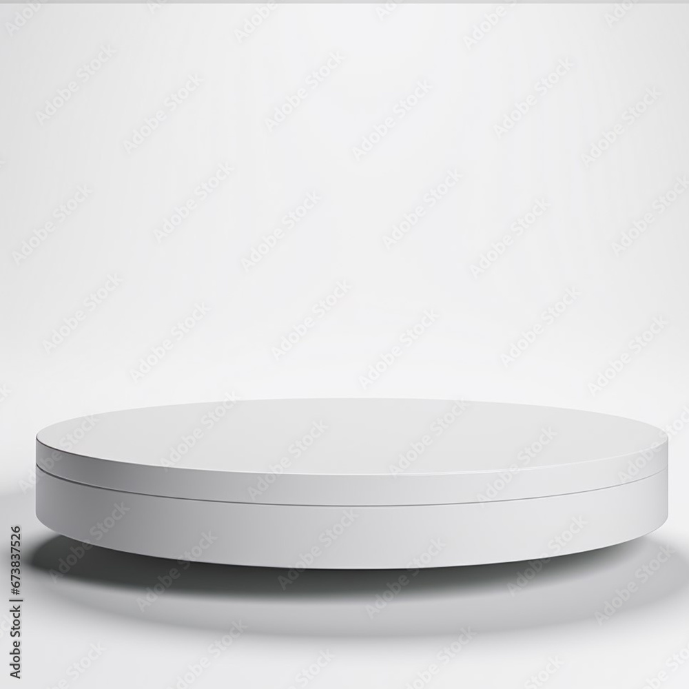 White podium mockup White podium mockup