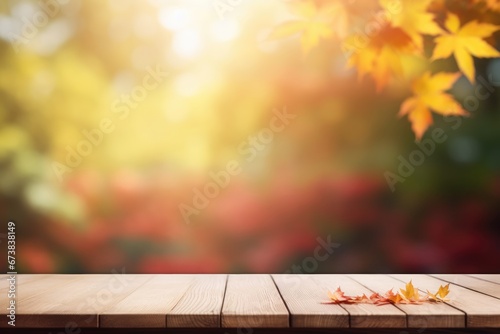 Beautiful Autumn background with space for text. Autumn seasonal concept.