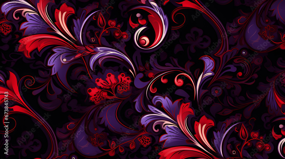 abstract floral background | generative AI abstract floral background | generative AI