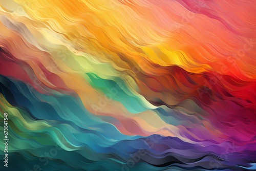 Artistic backdrop with vibrant colors for versatile use in design, presentation, wallpaper, and banners. Generative AI