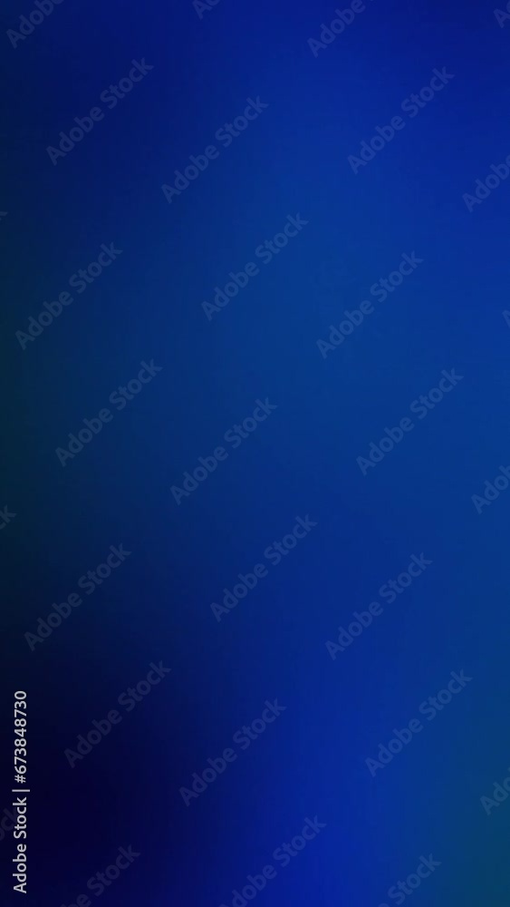 Blue motion gradient background for social media screen size. Moving abstract blurred background with smooth green. Loop motion.