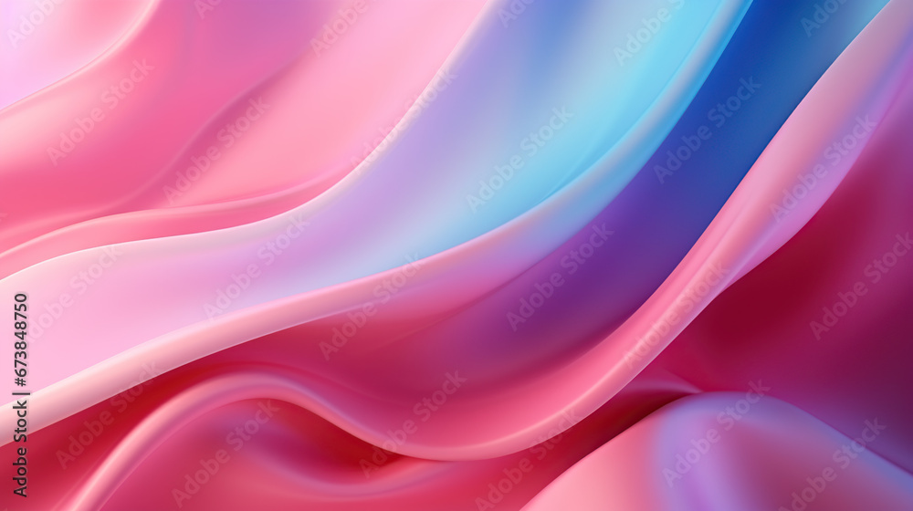 Obraz premium Abstract Blurred Pink Brown Cyan Soft Gradient Cycle Slow Motion Background 