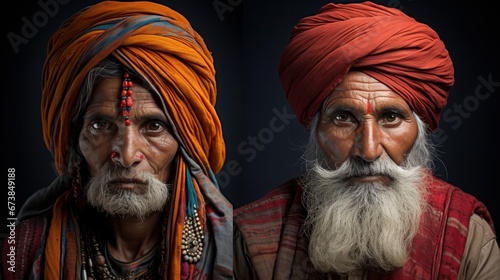 An authentic representation of local cultures through travel images. There is nothing more beautiful than powerful portraits of people in various cultures, geographical locations. Generative AI © Hokmiran
