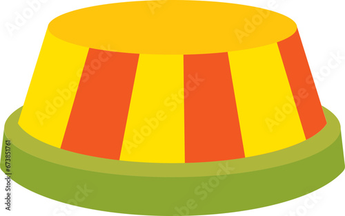 Circus podium illustration