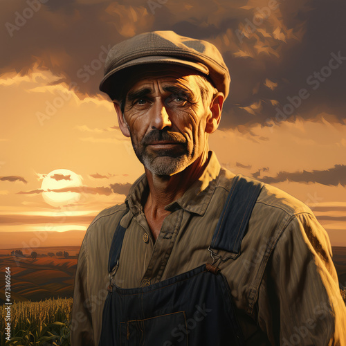 Portrait of a farmer