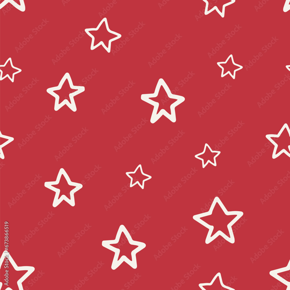 Geometric Star Pattern. Background for wrapping paper, packaging, gift wrap, scrapbooking, stationary, wallpaper, textile prints