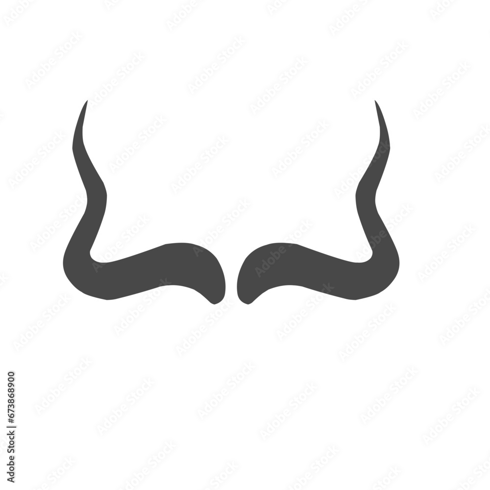 Obraz premium Animal horns icon