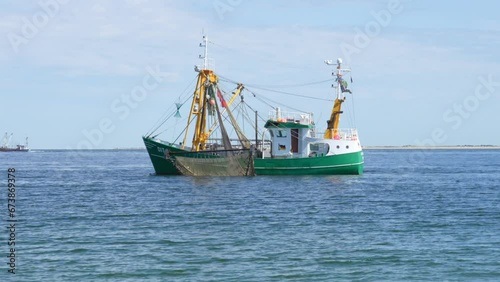 Wallpaper Mural Fishing boat close to the beach of Sylt island Torontodigital.ca