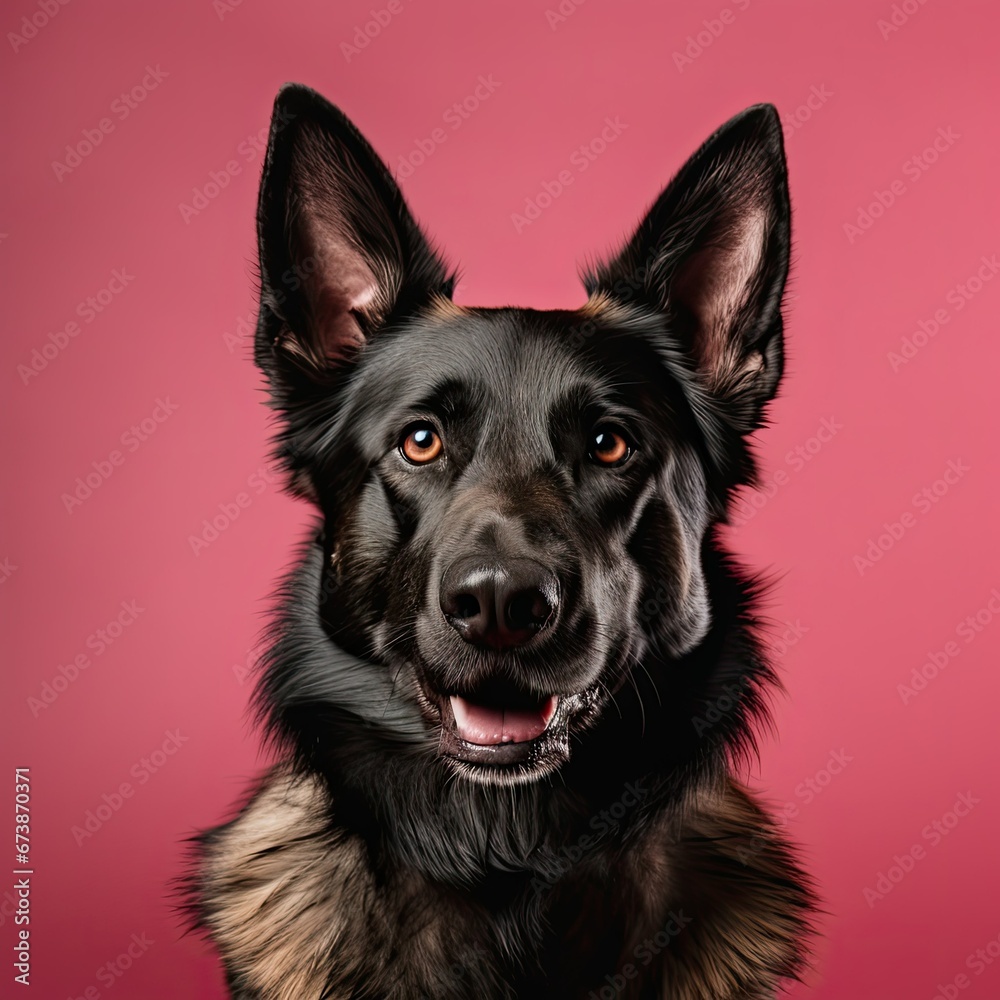 portrait of shepherd dog