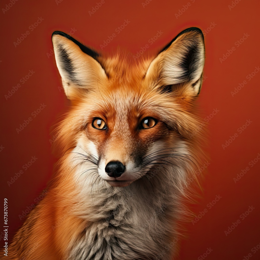 Fototapeta premium red fox 