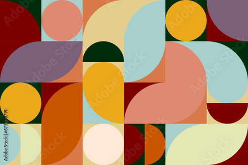 Geometry minimal artwork. pattern design abstract background