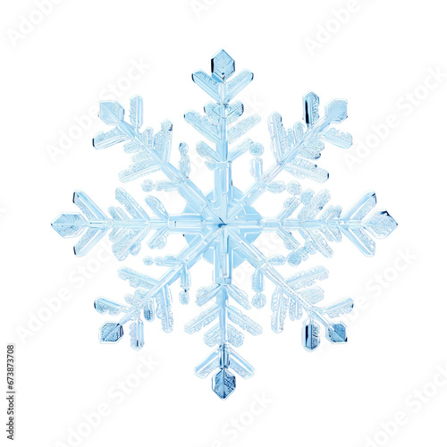 snowflake on transparent background