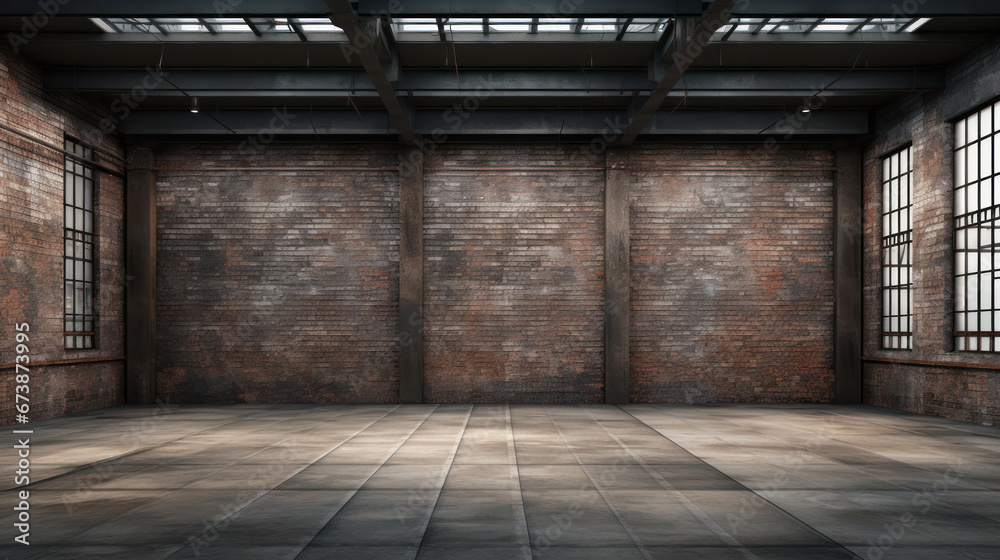 Empty urban, industrial background with copy space Empty urban, industrial background with copy space