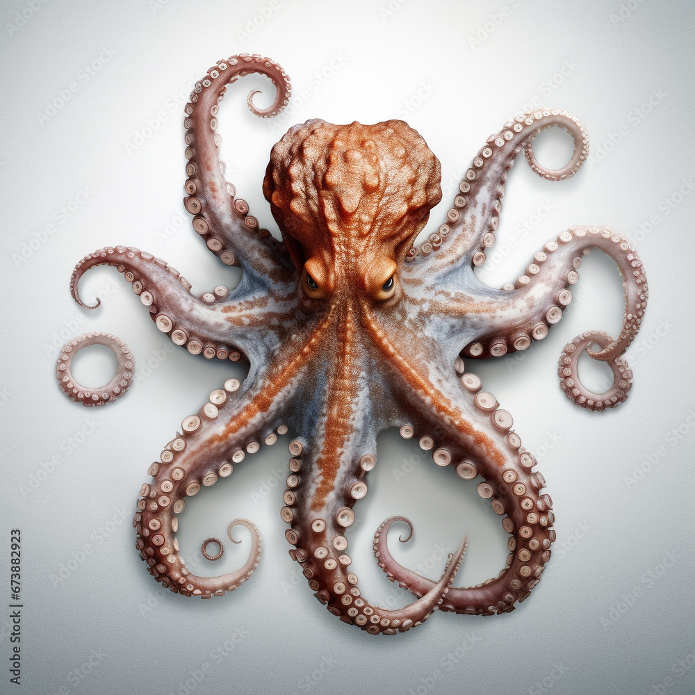 Obraz premium Realistic octopus