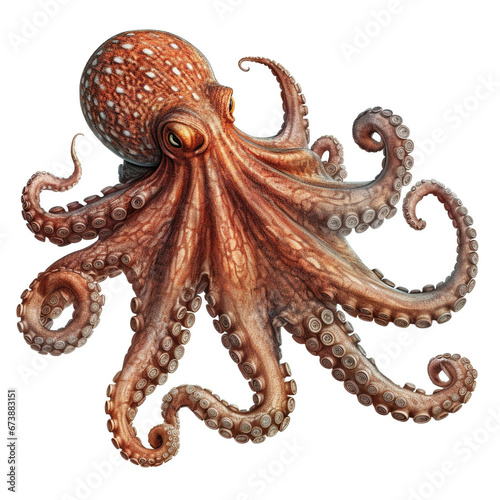 Realistic octopus