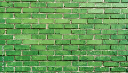 Ściana z zielonej cegły