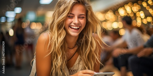 Happy teenage girls, genera...