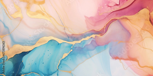 Alcohol ink texture,fluid art luxury abstract background. 