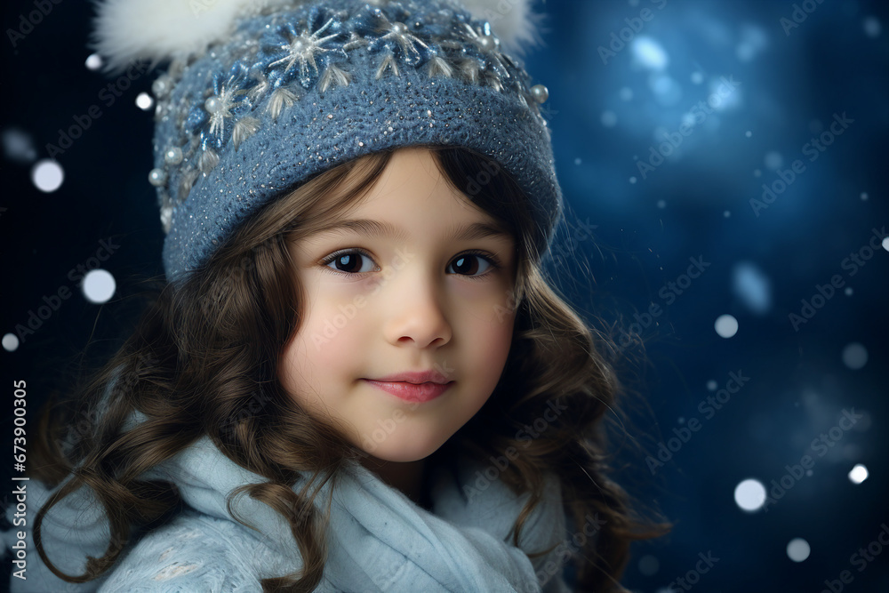 Image created with generative ai of a beautiful girl celebrating xmas festival enjoying atmosphere Image created with generative ai of a beautiful girl celebrating xmas festival enjoying atmosphere