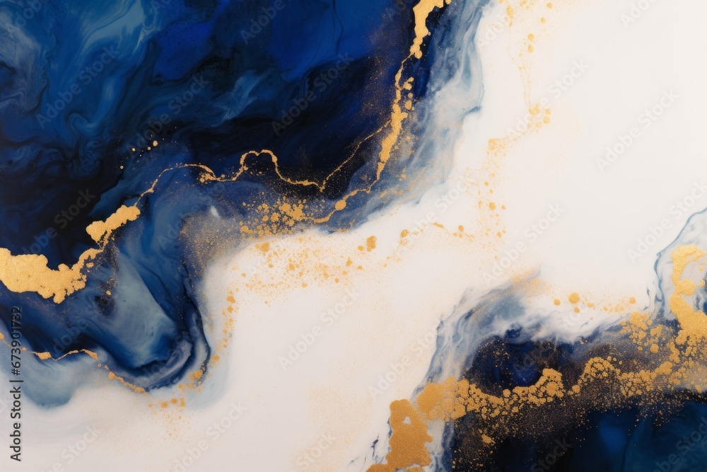 mesmerizing alcohol ink creation unfolds with a navy blue and gold marbling abstract background mesmerizing alcohol ink creation unfolds with a navy blue and gold marbling abstract background