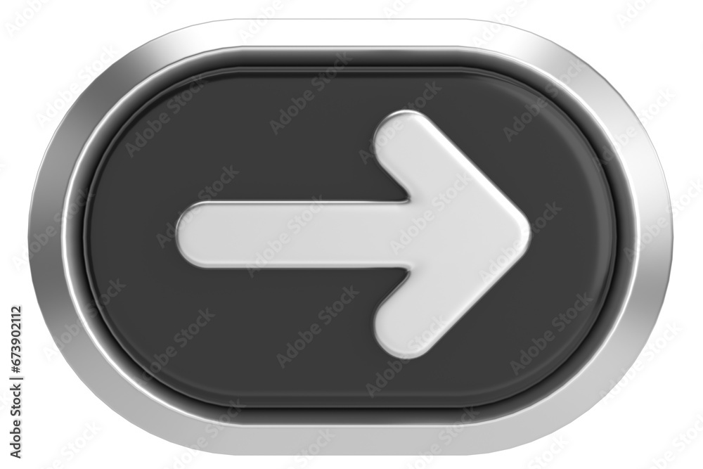 Next button. Continue button. 3D illustration. Next button. Continue button. 3D illustration.