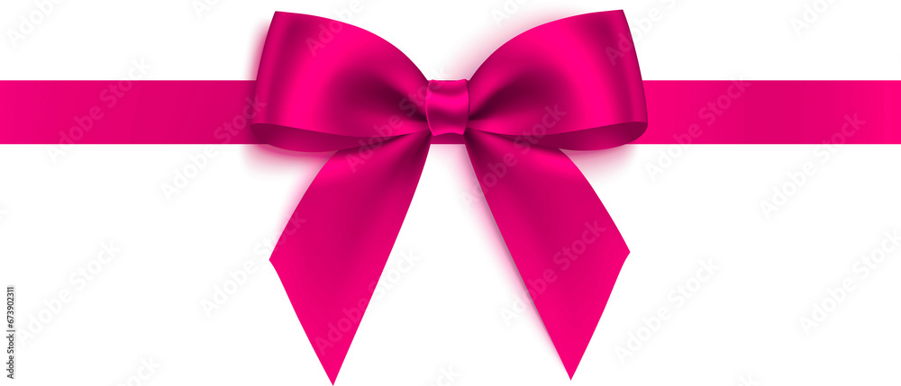 Ribbon in transparent background