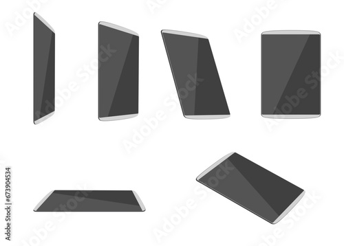tablet PC different foreshortening
